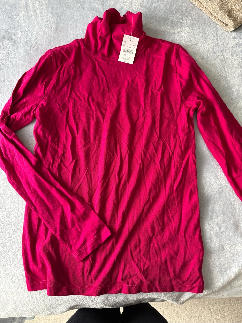 J.Crew Factory- Tissue Turtleneck - Pink- XS